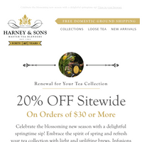 Harney & Sons Fine Teas email thumbnail