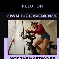 Peloton email thumbnail