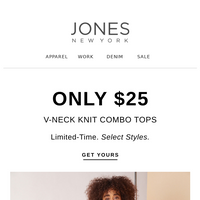 Jones New York email thumbnail