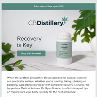 The CBDistillery email thumbnail