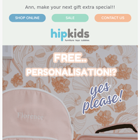 Hip Kids Australia email thumbnail