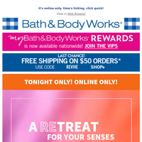 Bath and Body Works email thumbnail