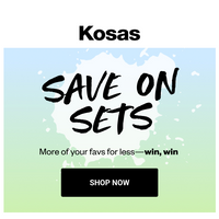 Kosas email thumbnail