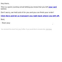 Javy Coffee email thumbnail