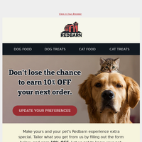 Redbarn Pet Products email thumbnail