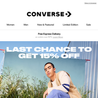 Converse Australia email thumbnail