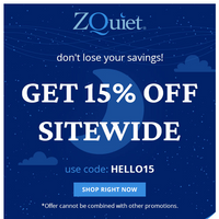 Zquiet email thumbnail