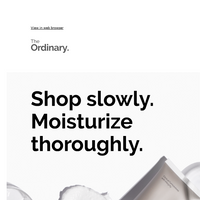 The Ordinary email thumbnail