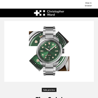 Christopher Ward UK email thumbnail