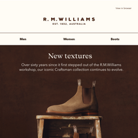 R.M.Williams Australia email thumbnail