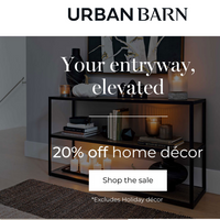 Urban Barn email thumbnail