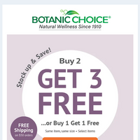 Botanic Choice email thumbnail