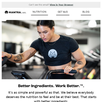 MANTRA Labs Nutrition email thumbnail