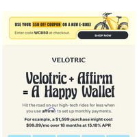 Velotric email thumbnail