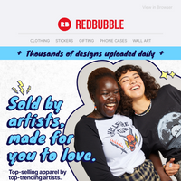 Redbubble email thumbnail