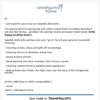 Sweetgum Home email thumbnail