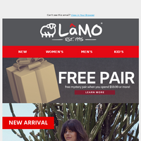 Lamo Footwear email thumbnail