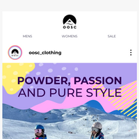 OOSC Clothing email thumbnail