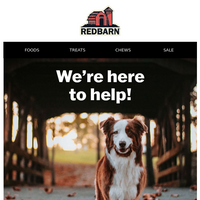 Redbarn Pet Products email thumbnail