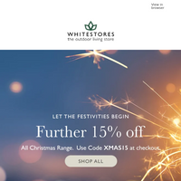 White Stores email thumbnail