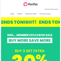 PatPat email thumbnail