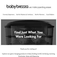 Baby Brezza email thumbnail