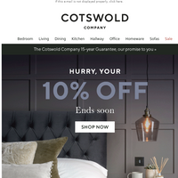 The Cotswold Company email thumbnail